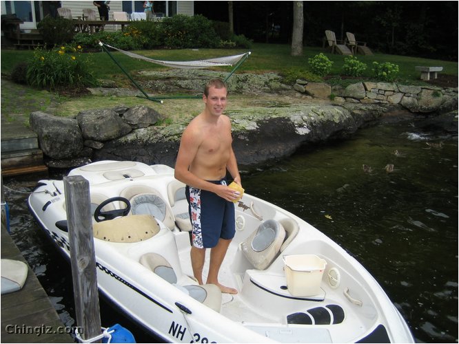 01 Fletcher washing the jet boat.jpg